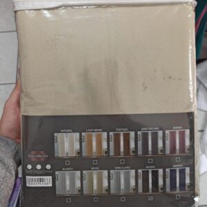 Cortinas black out beige